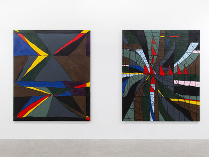 Matias Agafonovas, Comet fields in a matchbox, vue de l'exposition. Avec l'aimable autorisation de la Galerie Kamel Mennour