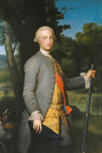 Carlos III, cazador de Francisco de Goya. Courtesy of Museo del Prado