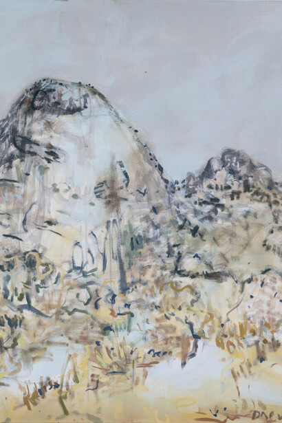 Changing the landscape, artwork in exhibition. Courtesy of Linton and Kay