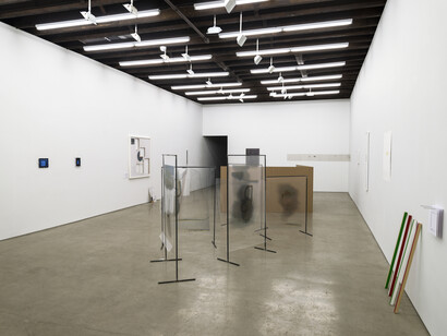 Installation view: Itself Not So, curated by Rachel Valinsky, Lisa Cooley, New York, 2014. Courtesy of the artists and Lisa Cooley, New York. Photography by Cary Whittier