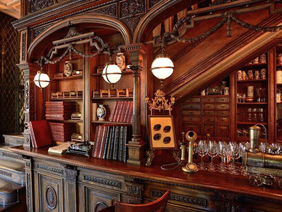 Il Cafè Puškin di Mosca, interno