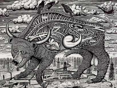 Grayson Perry,  Animal spirit (detail), 2016. Courtesy of Art Gallery of NSW