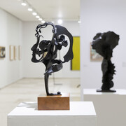 Zonas grises, vista de exhibición. Cortesía del Museo Patio Herreriano