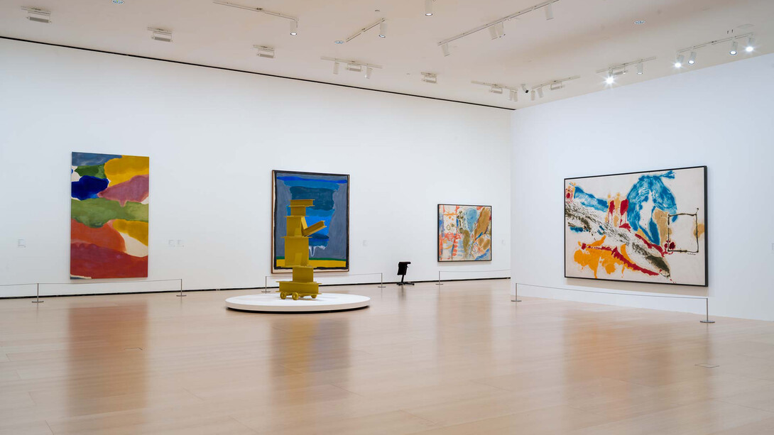 Helen Frankenthaler, Peindre sans règles, vue de l’exposition. Avec l’aimable autorisation du Guggenheim Museum Bilbao