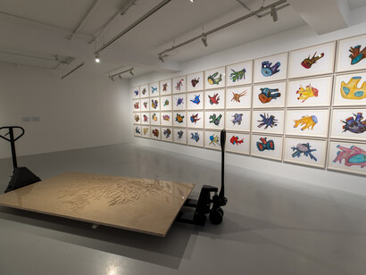 Khalil Rabah, We refuse_d, exhibition view. Courtesy of Mathaf Arab Museum of Modern Art