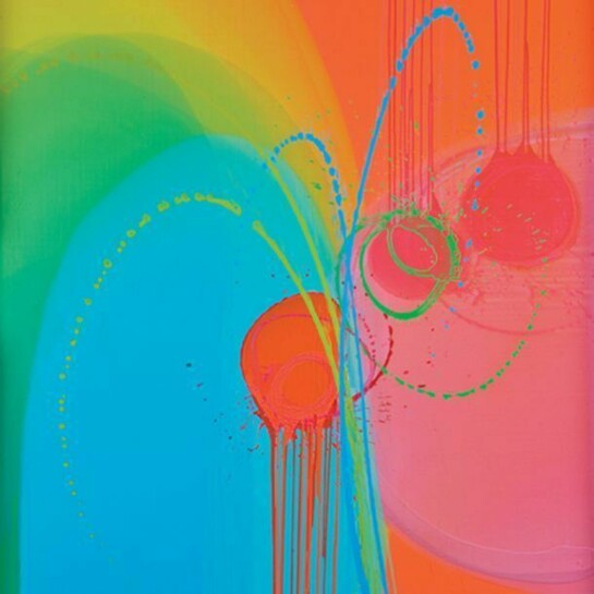 Charlotte Cornish, Being Together II, acrylic on canvas, 165 cm x 150 cm