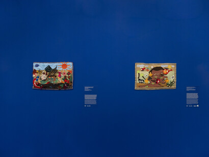 Women affected by dams, embroidering rights, exhibition view. Courtesy of MASP