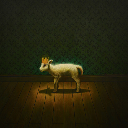 Gavin Watson, There's Something about Mary, oil on canvas, 50 x 50 in, photo by John Donoghue
