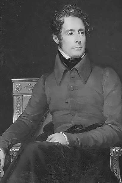 Portrait of Alphonse de Lamartine by François Gérard