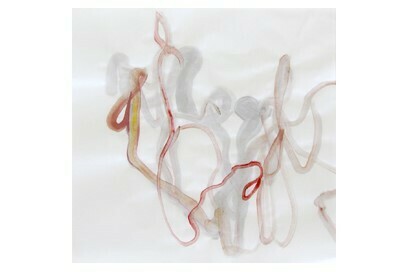 sans titre 4, 2015, encre et pigment sur papier,35x35cm