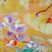 Farm Charm II, 2013, Ink and gesso on paper, 40 x 40 inches, Signed, dated, and inscribed on verso: Farm Charm II / 40” x 40”, 2013 / Ink, gesso on paper / Jasmina Danowski