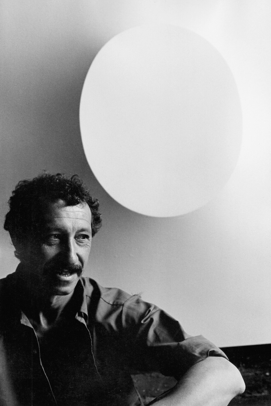 Turi Simeti lors de son private show à New York en 1968, Courtesy Archivio Turi Simeti