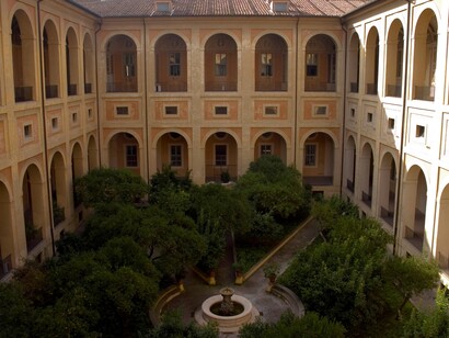 Roma, Italia. Complesso del San Michele, Cortile dei Vecchi e delle Vecchie, ph. Roberto Luciani