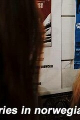 A scene from the hit show Skam where a teen is crying and the subtitle reads "cries in Norwegian"