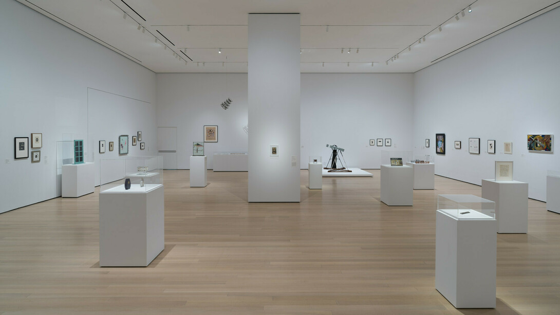 Marcel Duchamp, exhibition view. Courtesy of MoMA