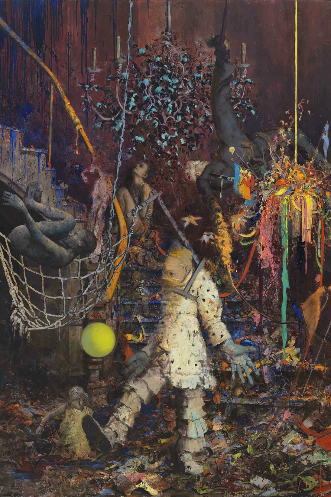 Jonas Burgert, wiegt weich wach, 2014, © the artist