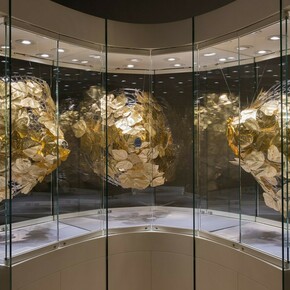 Lauren Kalman: But if the Crime Is Beautiful, Exhibition view. Courtesy of Museum of Arts and Design