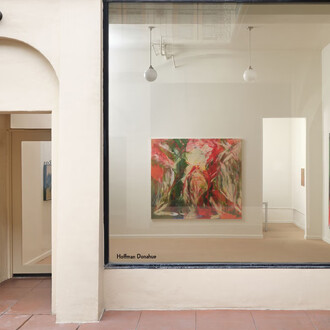 Sydney Acosta, Eros red nights, exhibition view. Courtesy of Hoffman Donahue