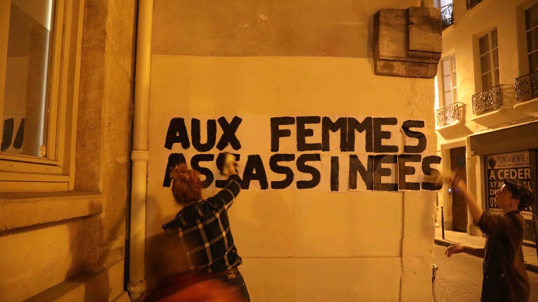 Recordando a las mujeres asesinadas en Francia