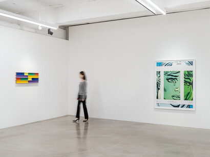 Installation view: Markus Amm, Anne Collier, Liam Gillick, Philippe Parreno, Tobias Reberger, Rebecca Warren,
‘A Little After The Millennium’, Gallery Baton, 2020
Courtesy of Gallery Baton, photo by Jeon Byung Cheol