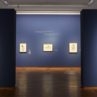 Zeiten des umbruchs. Egon Schieles letzte jahre, 1914–1918, ausstellungsansicht. Mit freundlicher genehmigung des Leopold Museums