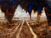 Anselm Kiefer, Walhalla, 2016, Almost redolent of the chaotic, despairing images of Bosch, Kiefer offers a rather terrifying and apocalyptic view of where one might live. For some of course, this vision is a reality on our world right now. Photo © White Cube/Courtesy the artists 2016