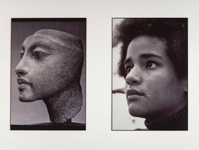 Lorraine O'Grady, Sisters III (from the, “Miscegenated Family Album”), 1980/1994
Silver dye bleach photographs (Cibachrome), 26 × 37 in. The Studio Museum in Harlem; gift of Peg Alston 2010.19.3a–b. Courtesy Alexander Gray Associates, New York ©2017 Lorraine O'Grady / Artists Rights Society (ARS), New York