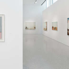 Benny Andrews, Migrants, exhibition view. Courtesy of Michael Rosenfeld Gallery