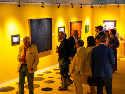 Knokke Art Fair, frühere ausgabe, ausstellungsansicht. Mit freundlicher genehmigung der Knokke Art Fair