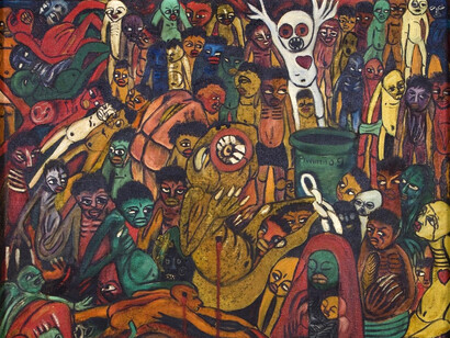 Malangatana Ngwenya, Presos del pabellón 9 (Huelga de alimentos)