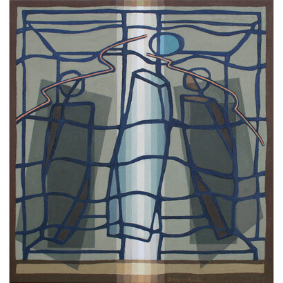 Benedict Rubbra, Vulnerability, oil on canvas, 76x70cm,2014