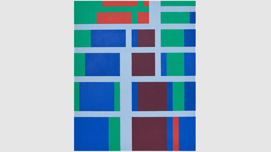 Verena Loewensberg, Untitled
1950.
Oil on canvas,
78 x 63 cm / 30 3/4 x 24 3/4 in. Photo: Jon Etter © 2024, Verena Loewensberg Stiftung, Zürich