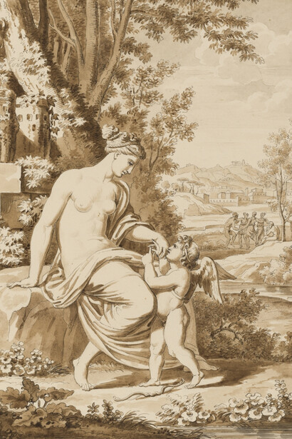 José de Madrazo y Agudo, Eros scolded by Aphrodite, ca. 1812. Cortesía del Museo del Prado