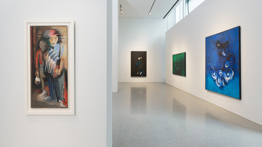 Norman Lewis, Jumping jive, exhibition view. Courtesy of Michael Rosenfeld Gallery