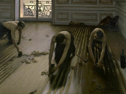  "Les raboteurs de parquets", Musee d'Orsay, 1875