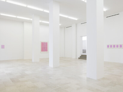 Irma Blank. Life Line, Exhibition view. Courtesy of P420