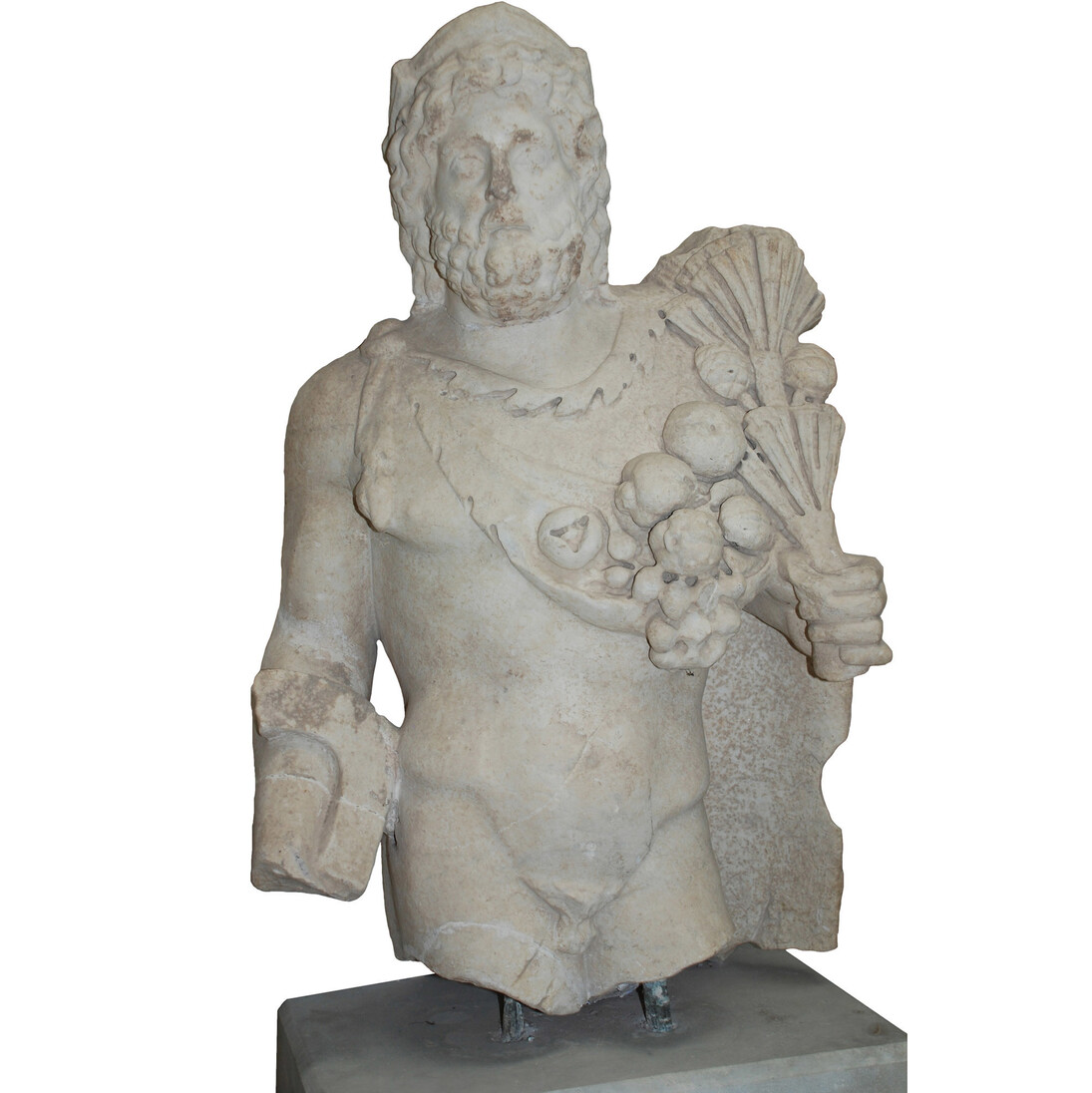 Silvanus ( 2nd – 3rd century AD), Marble, h. 71cm, Courtesy: Soprintendenza Speciale per I Beni Archeologici di Roma