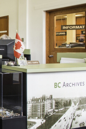 BC Archives on Display. Courtesy of Royal BC Museum