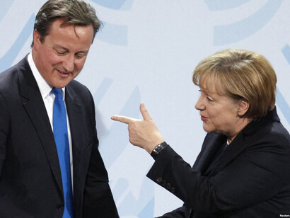 David Cameron y Angela Merkel antes Brexit