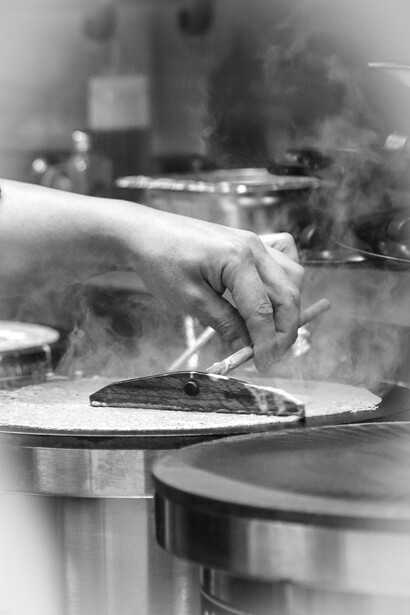 Les crêpes. Chaque année, la région organise le concours national du Meilleur crêpier