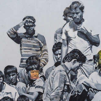 Abdalla Al Omari, The silent crossing, 2022. Courtesy of the Artist and Ayyam Gallery