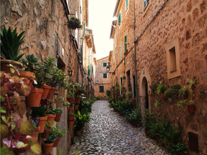 Mallorca. Calle de Valldemossa