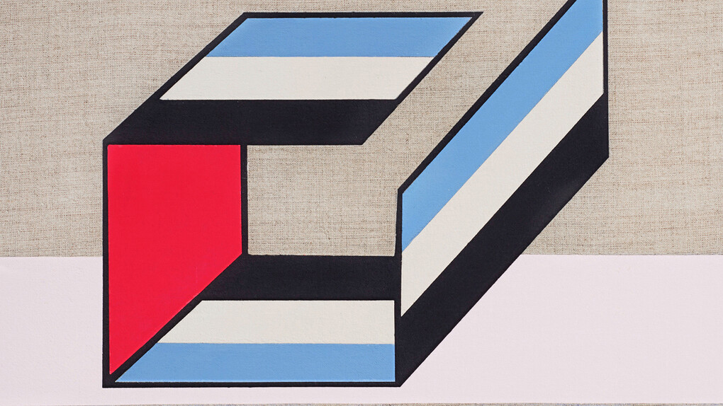 Sinta Tantra, On Being Blue A Philosophical Enquiry (No. 7_3), 2015, Tempera on linen, 160 x 127 cm
