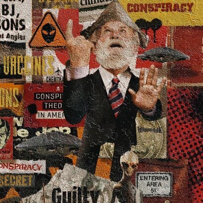 Representación algunas de las teorías conspirativas más populares en EE. UU.