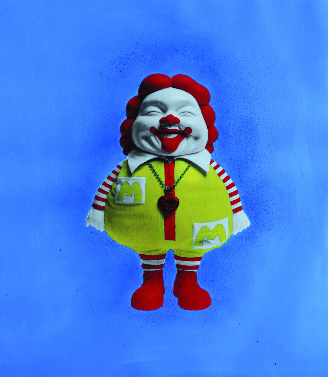 Mc Supersized 5, 51x61 cm, acrylic, spray paint and silkscreen ink on canvas. Unique piece