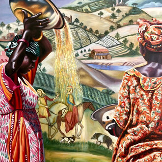 Ali Hassoun, Buongoverno 2 (detail). Courtesy of Galleria Vik Milano