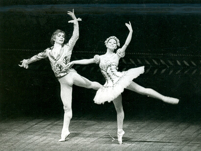 Liliana Cosi e Rudolf Nureyev al Teatro alla Scala