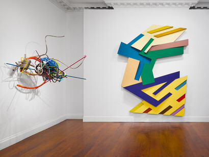 Homage to Frank Stella, exhibition view. Courtesy of Mnuchin Gallery
