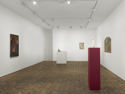 Malediction and Prayer, Modern Art Bury Street, exhibition view, photo by Robert Glowacki. Courtesy of the artists and Modern Art, London