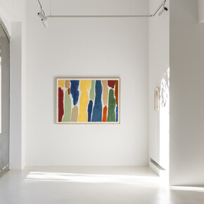 Various artists, Notas al pie (Footnotes), exhibition view. Courtesy of Alzueta Gallery